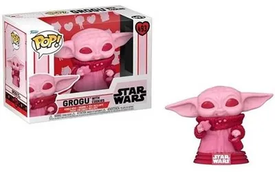 Immagine prodotto di Funko Star Wars Valentines POP! Figura in vinile di Star Wars Grogu 9 cm FK60124
