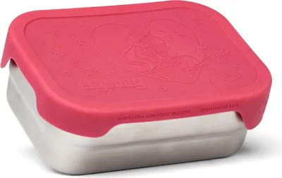Immagine prodotto di ergobag sacco per il pranzo Edelstahl-Brotdose Prinzessin argentato rosa