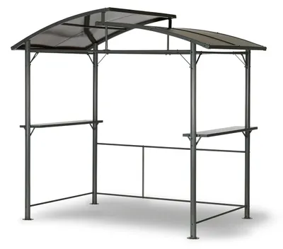 Zdjęcie produktu dla Profesjonalny pawilon grillowy Leco, kolor szary – wymiary: 245 cm x 150 cm x 233 cm; 13880999