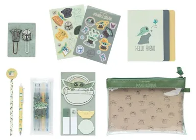 Produktbild von Star Wars The Mundalorian Grogu stationery kit