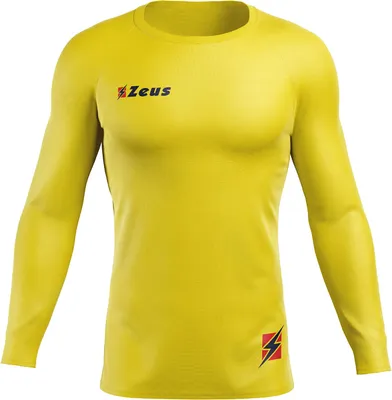 Produktbild von L GIALLO|Zeus Fisiko Baselayer Langarm Funktionsshirt gelb
