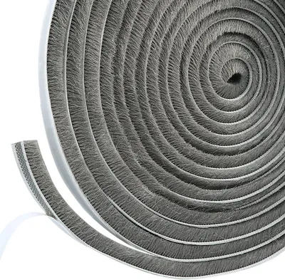 Produktbild von m selbstklebende Bürstenleiste für Tür- und Fensterdichtungen, geräusch- und staubdicht, winddicht, 9 x 15