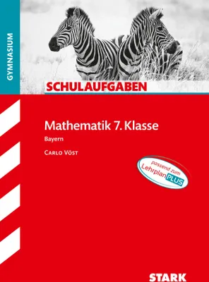 Produktbild von STARK Schulaufgaben Gymnasium - Mathematik 7. Klasse