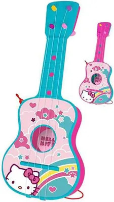 Obrázek produktu pro Reig Musicales 4 Hello Kitty Strings Guitar In Case Gitarre Rosa Rosa One Size