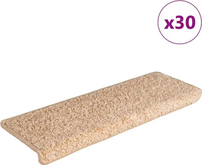 Produktbild von Stufenmatten 30 Stk. 65x21x4 cm Gold Rechteckiger Rand