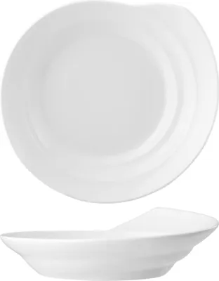 Produktbild von H&h Porzellanteller 26cm weiß