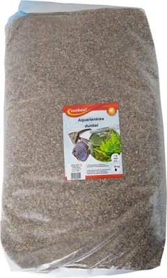 Produktbild von zookauf Aquarienkies dunkel 1 - 2 mm 25 kg