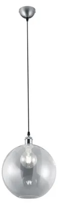 Immagine prodotto di Lampada a sospensione a 1 luce Paralume Ø30cm trasparente - per tavolo da pranzoLampade