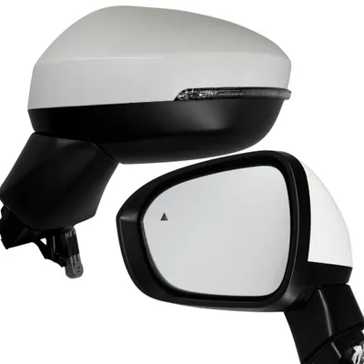 Immagine prodotto di Specchietto retrovisore esterno sinistro BILMAX di ricambio per Nissan X-Trail T33 2022-2026, regolabile elettricamente, ripiegabile elettricamente, con assistente angolo cieco (BSM), bianco