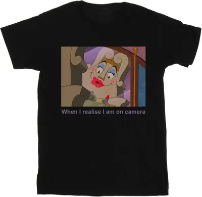 Produktbild von Disney - "Beauty And The Beast" T-Shirt für Herren BI20124 (L) (Schwarz)