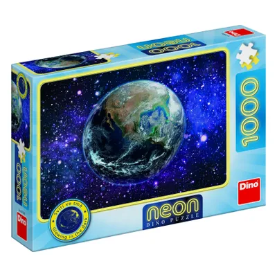 Obrázok produktu pre DINO Puzzle neón 1000 dielikov PLANÉTA ZEM