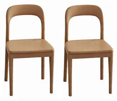 Immagine prodotto di Set da pranzo moderno in legno, stile elegante, con 2 sedie, colore marrone