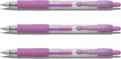 Produktbild von Pilot G2-07 Gelschreiber Pastellviolett - 3er-Set