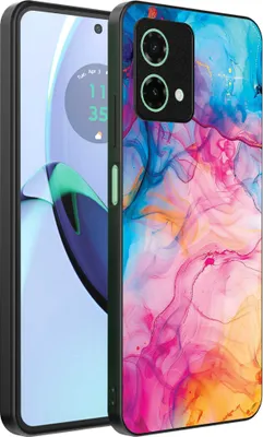Obrázek produktu pro Vhodné pro Motorola Moto G84 Pouzdro na telefon s duhovým akrylovým mramorovým potiskem - TPU zadní kryt Pouzdro Rainbow Acrylic Marble Design - Smartphonica