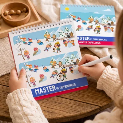 Image de Jeu Éducatif - JEUX 2 MOMES - 20 Jeux des Différences - Multicolore