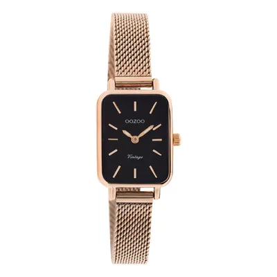Image de Montre Oozoo or rose métal Mesh Vintage Series Femme Montre à quartz analogique UOC20270