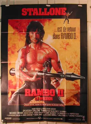 Zdjęcie produktu dla Rambo II - plakat składany - Plakat - 116x158 cm
