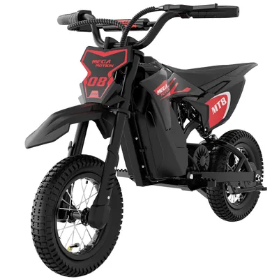 Produktbild von MEGAMOTION MT8 Elektro Motorrad für Kinder , 300W,25 km/h, 36V 5,2Ah Akku, 18 KM Reichweite, 3 Geschwindigkeitsstufen, IPX4 , E-Motorrad ab 6 Jahren