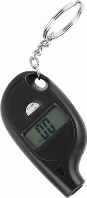 Zdjęcie produktu dla 5-150PSI Mini cyfrowy miernik ciśnienia powietrza w oponach LCD z brelokiem do kluczy