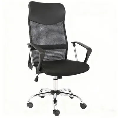 Obrázek produktu pro Ergonomická kancelářská židle s nastavitelnou bederní opěrkou a opěrkou hlavy – otočná kancelářská židle