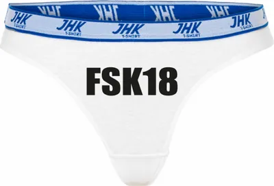 Produktbild von Damen Thong Slip - Boxer-0047-woman-white-h-S - weiß - S - hinten - FSK18 - lustiges Motiv - Spruch - Unterwäsche - Unterhose - Freizeit - lustig