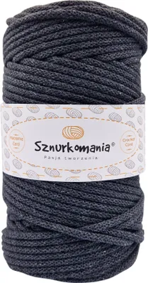 Zdjęcie produktu dla Sznurek bawełniany z rdzeniem 5mm 100m, przędza do makramy, sznurek do makramy, sznurek szydełkowy, sznurek 5mm, dzianinowy sznurek bawełniany,