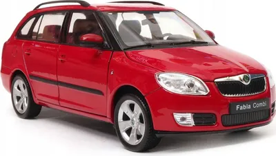 Obrázok produktu pre Model auta Welly 1:24 Škoda Fabia Ii 2009 červená