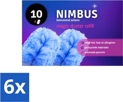 Obrázok produktu pre NIMBUS Magic Duster náhradná náplň 10 kusov – výhodné balenie – 6 kusov