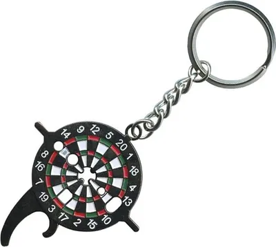 Produktbild von Karella Dart Schlüsselanänger und gleichzeitig praktisches Werkzeug für Shafts und Spitzen | Dartboard-Design | perfektes Dart-Geschenk