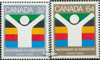Produktbild von Briefmarken Kanada 1983 Mi 875-876 (kompl.Ausg.) postfrisch Universade