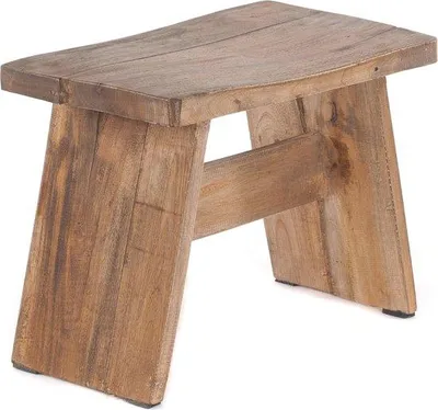 Obrázok produktu pre Recyklovaná drevená stolička – 40 x 31 x 25 cm – Dekoratívna drevená stolička do obývacej izby