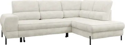 Produktbild von MIRJAN24 Ecksofa Clinton, Wohnzimmmer L-Form mit Schlaffunktion und Bettkästen (Farbe: Velo 621, Seite: Rechts)