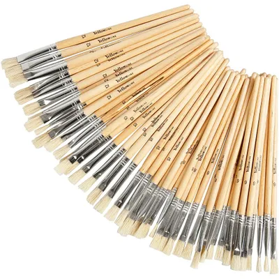 Produktbild von YellowLine Pinsel-Set, Nr. 6+8+10+12, 48 Stk/ 1 Pck [HOB-10251]