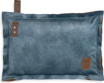 Produktbild von Knit Factory Dax Kissen - Jeans - 60x40 cm