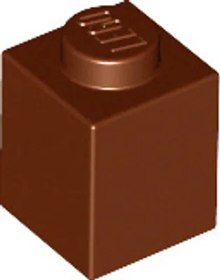 Produktbild von 250 Stück Lego, Teile Nr. 3005 in Rotbraun (Reddish Brown)