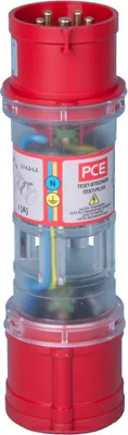 Produktbild von PCE 9434151 Strommessstecker m.Drehfeldanz. 16A IP44