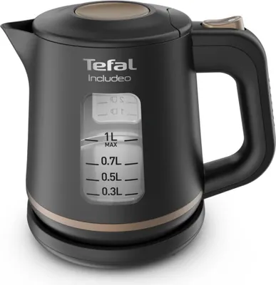 Zdjęcie produktu dla TEFAL KI5338 Includeo czajnik 1l 2400 Watt czarny