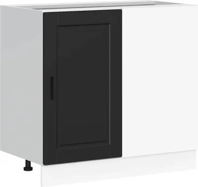 Immagine prodotto di vidaXL Base da cucina "Porto" in legno nero