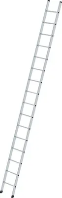 Produktbild von Günzburger Steigtechnik Sprossen-Anlegeleiter mit Standard-Traverse 16 Sprossen - 010116