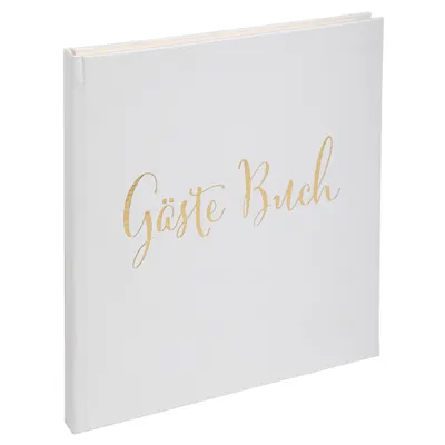 Produktbild von EXACOMPTA Gästebuch 210 x 190 mm weiß / gold
