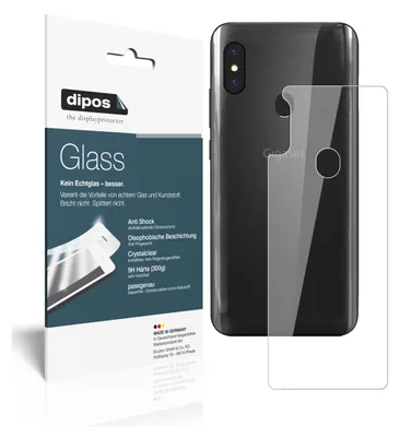 Produktbild von 2x Schutzfolie für Gigaset GS290 Rückseite - Anti-Shock 9H Folie dipos Glass Kunststoffglas