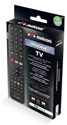 Zdjęcie produktu dla Meliconi 808047, TV, Podczerwień, Naciśnij przyciski, Czarny