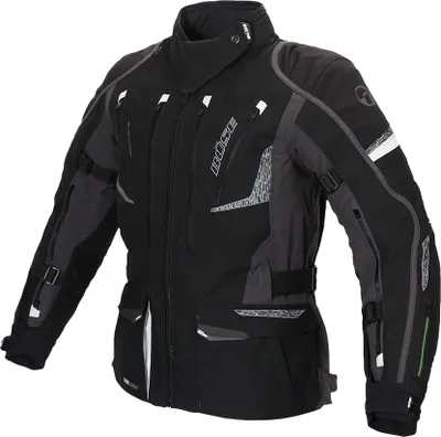 Zdjęcie produktu dla Kurtka motocyklowa damska BUSE Nero czarno-antracytowa 44