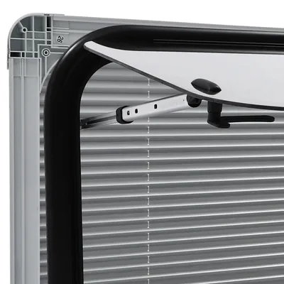 Produktbild von Wohnmobilfenster - Ausstellbares Notausstiegsfenster - 75 × 50 cm - Aluminiumrahmen - Sicherheitsglas - 4 mm Glas - Öffnungswinkel 65° - Für 30 mm Wandstärke