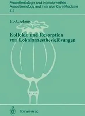 Produktbild von Kolloide und Resorption von Lokalanaesthesielösungen