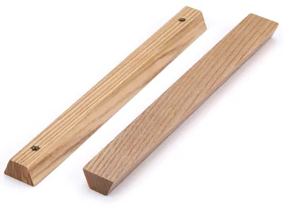 Productafbeelding van 6 Stuks Houten Trekhendels met 192mm Gatenafstand