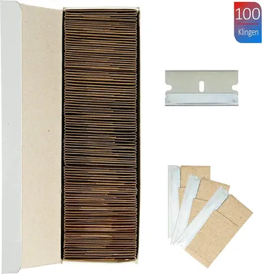Image de lames de rechange easyabsorb pour grattoir à verre 100 pièces