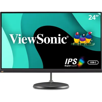 Produktbild von Viewsonic VX Series VX2485-MHU, 61 cm (24"), 1920 x 1080 Pixel, Full HD, LED, 5 ms, Schwarz