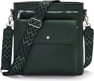 Produktbild von Umhängetasche Damen Mittelgroß Crossbody Handtasche 3 Taschen Magnetverschluss968