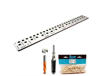 Produktbild von IGM | FKP900 Bohrschablone 900mm + GRATIS 100 Stifte 8x35